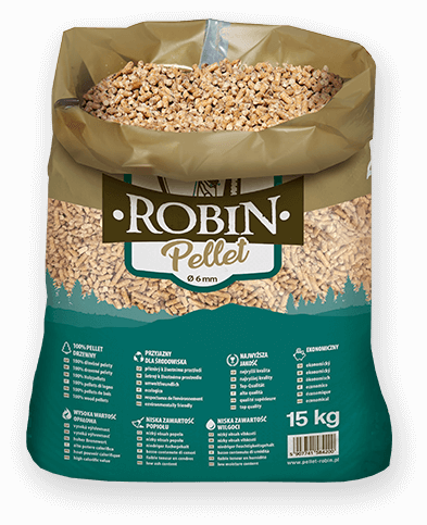 worek pelletu opałowego Robin do kupienia w Malborku lub sklepie internetowym